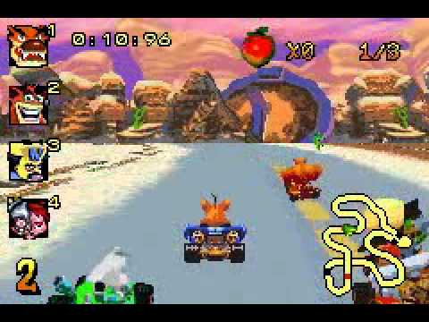 crash nitro kart gba music