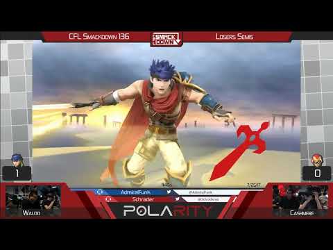 CFL Smackdown 136 WiiU - Waldo (Ike) vs Cashmere (Falcon) - Losers Semis