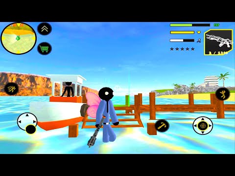 US Police Stickman Rope Hero Best Offline Game