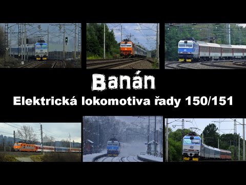 Banán elektrická lokomotiva řady 150/151