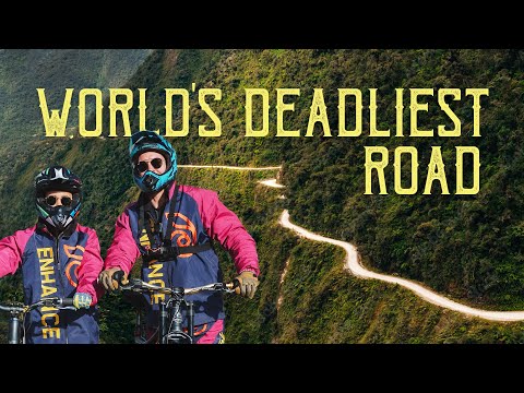 This Is DEATH ROAD in Bolivia - The World's Deadliest Road near La Paz