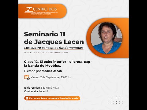 Seminario 11 de Jacques Lacan - Mónica Jacob: Clase 12.