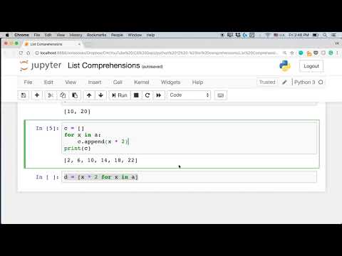 List Comprehension Basics with Python Python Tutorial 12