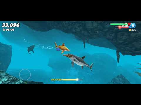 Hungry Shark 1st gameplay unlimited gems fish