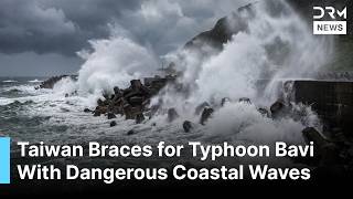 WATCH: Typhoon Bavi Sends Massive Waves Crashing Into Taiwan Coast | DRM News | AL1C
