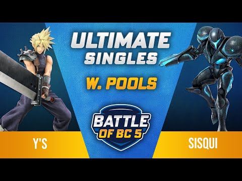 Y'S (Cloud) vs Sisqui (Dark Samus) - Ultimate Singles Winners Pools - Battle of BC 5