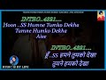 Humne Tumko Dekha Tumne Humko Dekha Karaoke With Scrolling Lyrics Eng हिंदी