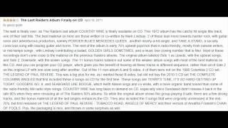 Paul Revere And The Raiders   Song Seller 1973 Country Wine