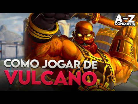 COMO JOGAR DE VULCANO, A-Z Conquista + Guia - ⚡ Smite BR Conquista