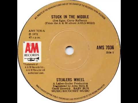 UK New Entry 1973 (103) Stealers Wheel - Stuck In The Middle