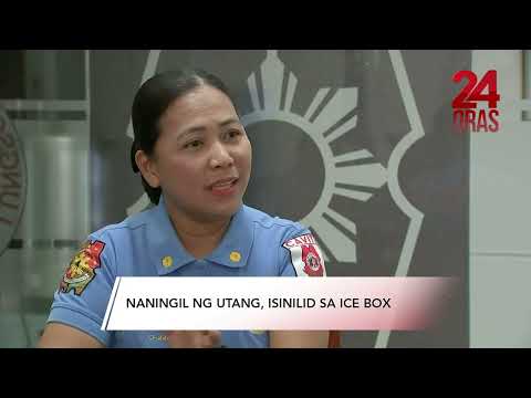 Naningil ng utang, pinatay at isinilid sa icebox 24 Oras