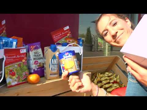 Lisa vor Ort bei EDEKA und der DRK