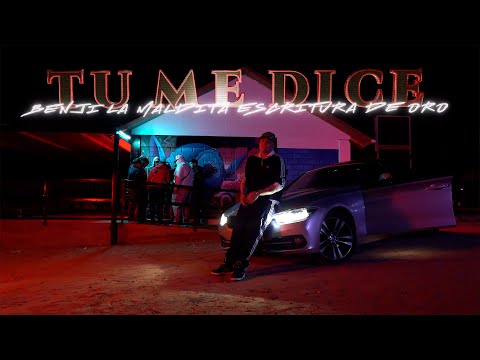 TU ME DICES ( VIDEO LYRICS OFICIAL) BENJI LA MALDITA ESCRITURA DE ORO ( Prod: NACHOGFLOW)