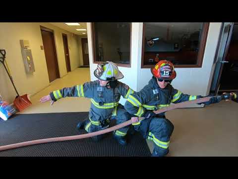 Deployment of Pre-connected 1-3/4" Minuteman load - interior attack