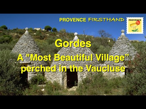 Gordes, a "most beautiful village", in the Vaucluse