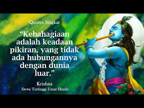 5 Kutipan Quotes  Kata Bijak Singkat Inspiratif dan Penuh Motivasi Dari Krishna Dewa Tertinggi Hindu