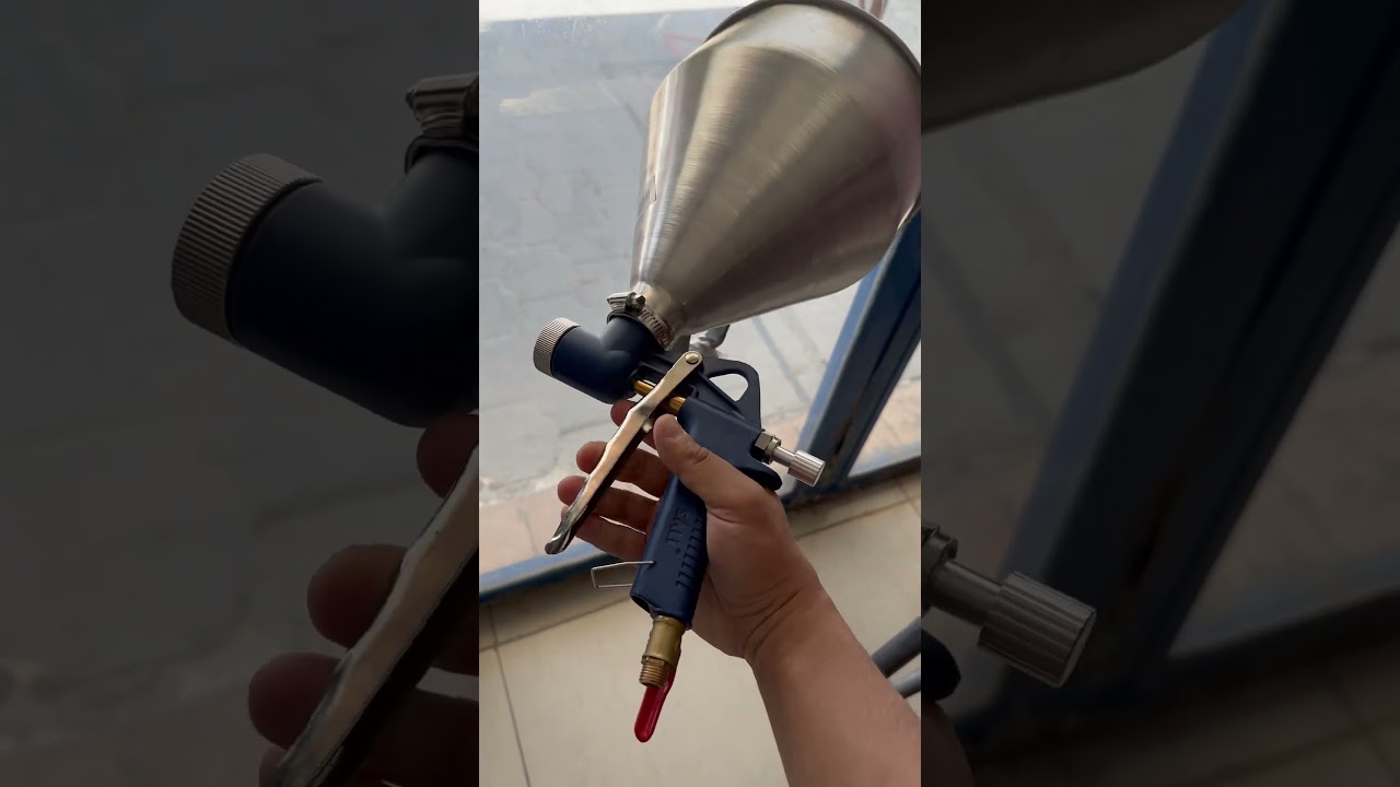 Air Hopper Spray Gun for Texture Painting.