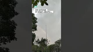 Download lagu ada pelangi di langit Jakarta #pelangi #rainbow #color #beautiful #sky #sunset mp3