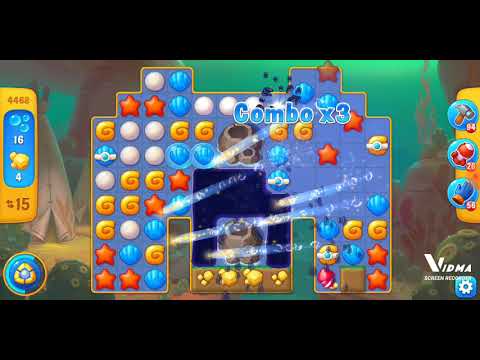 Fishdom. 4468 level no boosters and diamonds