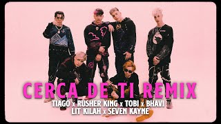 Kadr z teledysku Cerca de Ti (Remix) tekst piosenki Tiago PZK, Lit Killah & Seven Kayne