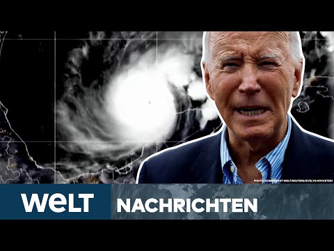 USA: Monstersturm "Milton" kommt! "Meteorologe im TV hat fast geweint" Sogar Biden reagiert I STREAM