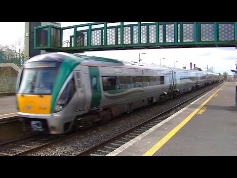 Irish Rail 22000 Class Intercity Train - Monasterevin Station, Kildare