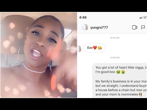 Blueface Sister Exposes Meek Mill Artist Yung Ro For Sliding In Her DM's