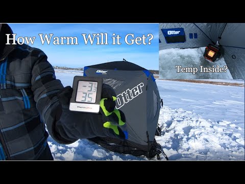 Testing the New Otter Vortex With a Mr. Heater in Sub Zero Weather | How warm will it get?