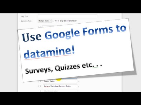 Excel VBA Tips n Tricks 31 Google Drive - Making a Form and Collecting Data Online