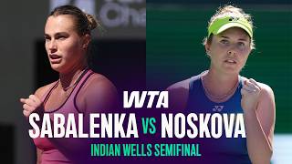  Aryna Sabalenka Melaju ke Final Indian Wells 2026 Usai Kalahkan Noskova