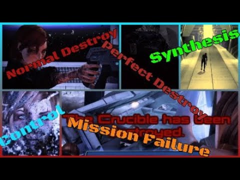 The 5 Endings (Synthesis, Refuse, and more!) Mass Effect 3 Legendary Edition