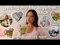 RESETTING MY LIFE Wellness Self Care Health Fitness New Habits ‍ ️