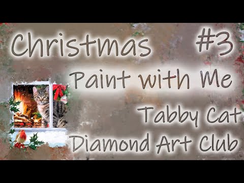 Diamond Painting | Christmas Paint with Me #3  - Überraschungspost von Pichu und die DAC Tabby Cat