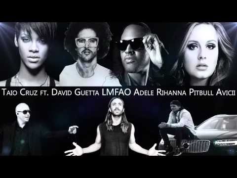 Taio Cruz ft. David Guetta, LMFAO, Adele, Rihanna, Pitbull, Avicii - Electro Remix