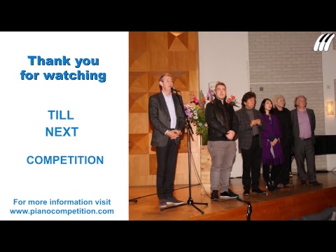 Final Round Group A - International Piano competition 2018