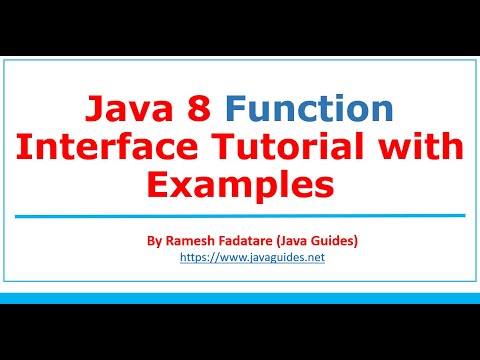 Java 8 Function Interface Tutorial with Examples | Lambda Expression