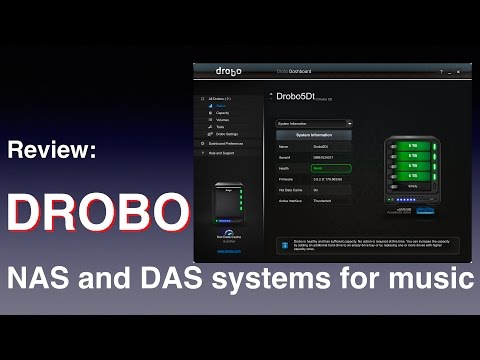 Drobo NAS and DAS systems for music