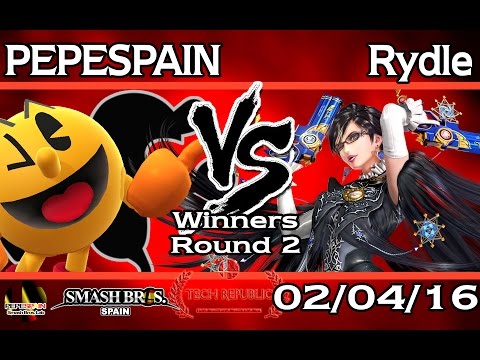 Tech Republic - PEPESPAIN (PAC-MAN/G&W) vs Rydle (Bayonetta) - Winners Round 2