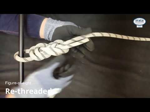 IRATA Level 1: Knot 3 of 7 - Figure of eight re threaded