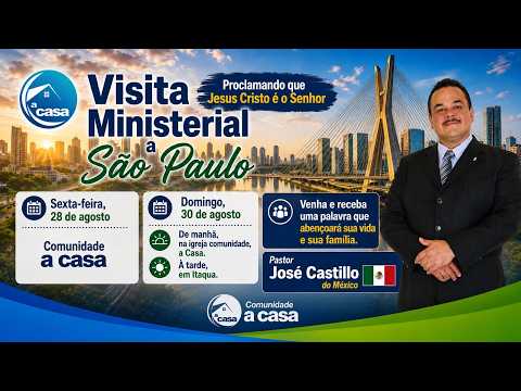 ''CULTO DE SEXTA'' • Pr. José Castilho • 28/08/2026