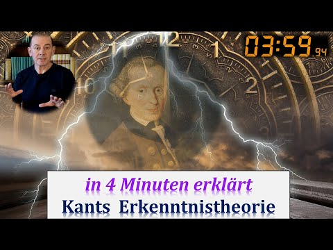 Kant's epistemology explained in 4 minutes
