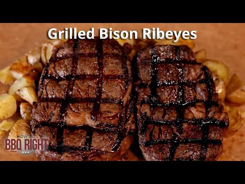 The BEST Way to Grill Bison Ribeyes