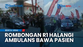 Viral Video Ambulans Disuruh Minggir & Matikan Sirine agar Rombongan Jokowi Lewat, Istana Minta Maaf