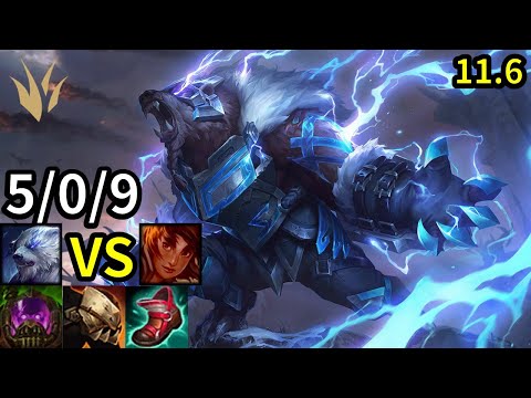 Volibear Jungle vs Taliyah - KR Master | Patch 11.6