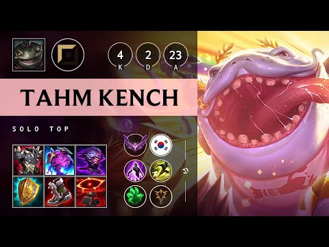 Tahm Kench Top vs Renekton - KR Master Patch 25.16