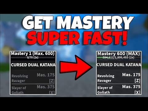 The *FASTEST* Ways to Get MASTERY in Blox Fruits!