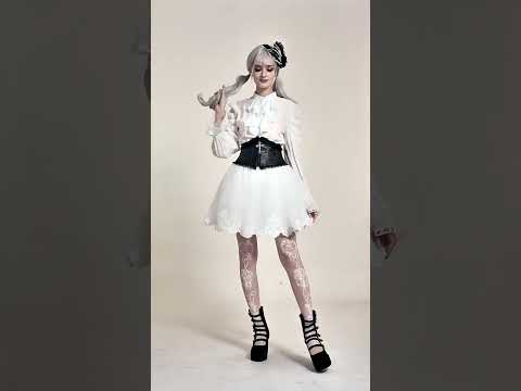 Romantic Tulle Skirt with Embroidered Lace Hemline