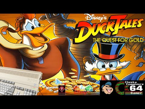 DUCKTALES: THE QUEST FOR GOLD – Commodore Amiga (1990) | Disney's Global Treasure Hunt Classic