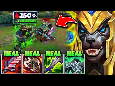 Nasus but if you can't one shot me then you can't kill me... (250% OMNIVAMP IS UNFAIR)