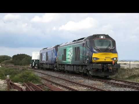 (HD) DRS 68002 & 68006 on the Dungeness branch - 2/9/20